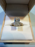 4.01 Carat Radiant Cut Lab-Grown Diamond Engagement Ring – 14K Yellow Gold | IGI Certified